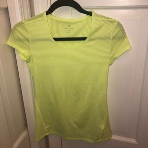 athleta neon workout tee!